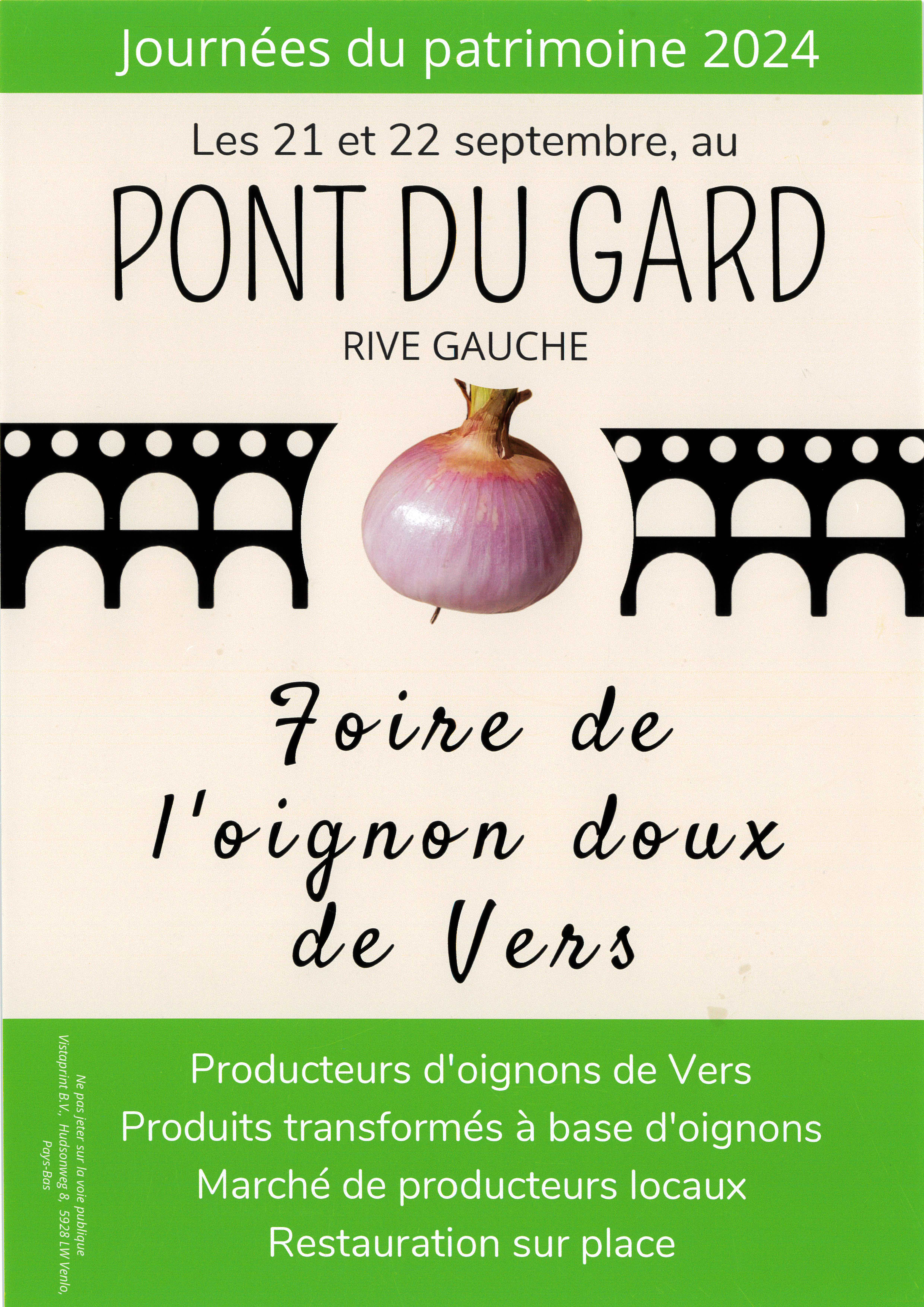 Foire de l'oignon doux de Vers au Pont-du-Gard