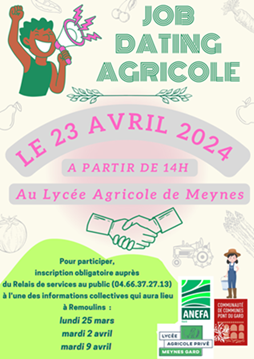 Job dating lycée agricole de Meynes
